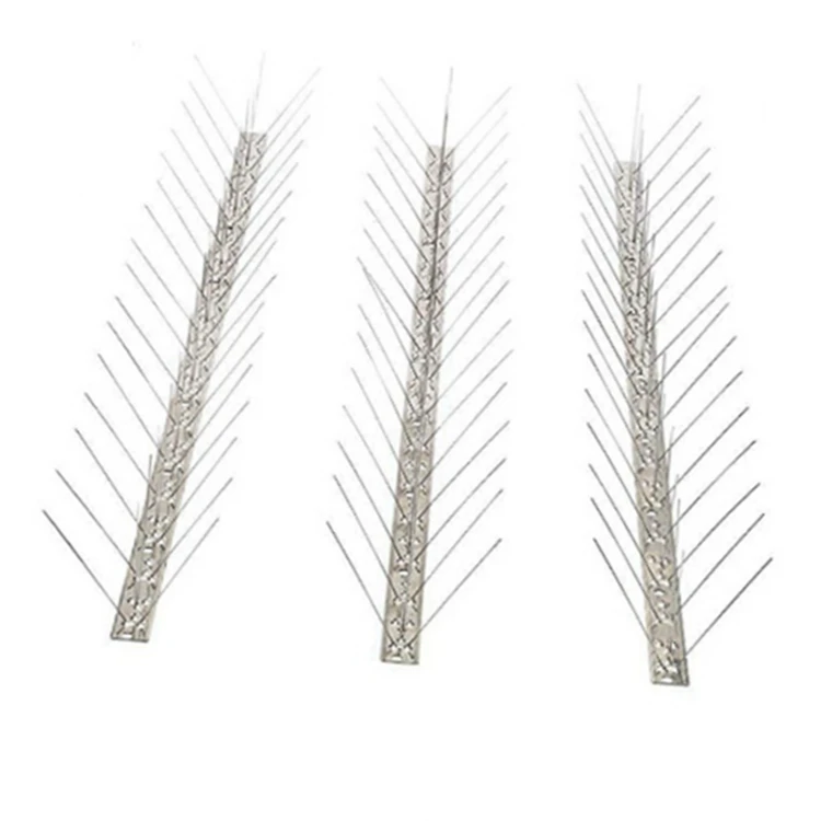 Environmentally friendly bird spikes scare birds away spikes stainless steel anti-pigeon spikes