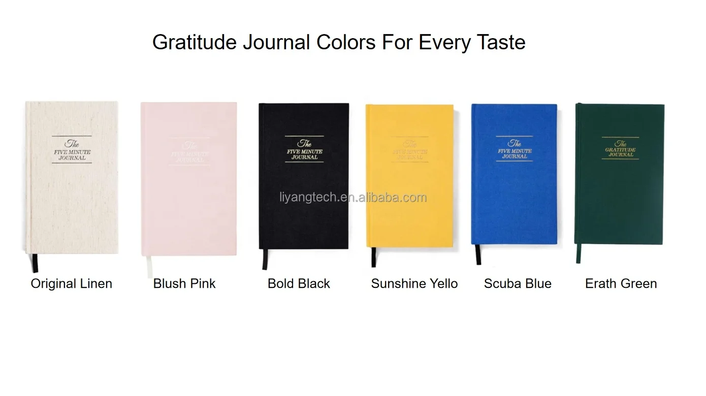 Customized Hardcover Gratitude Self Care Wellness Manifestation Happiness Diary Dream Journal Notebook