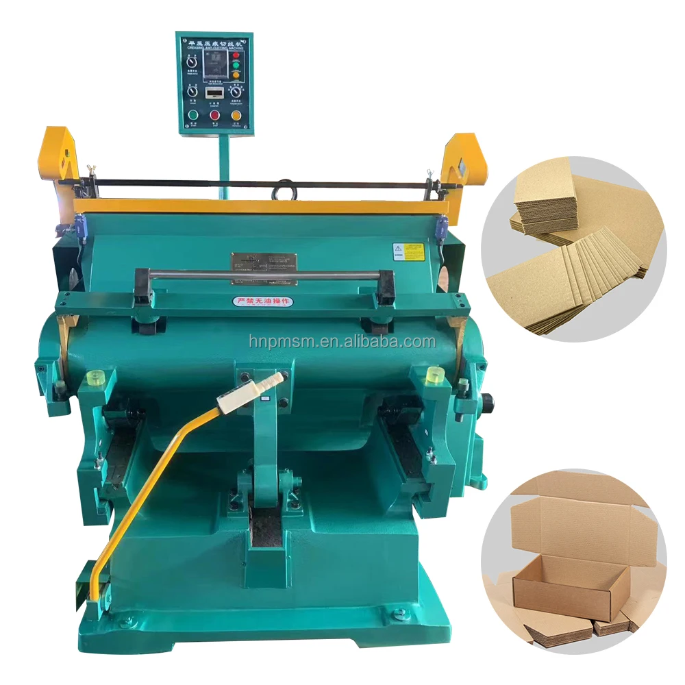 Auto PP Sheet and Cardboard Die Cutting and Creasing Machine for Packaging with Box Slotting and Punching Features
