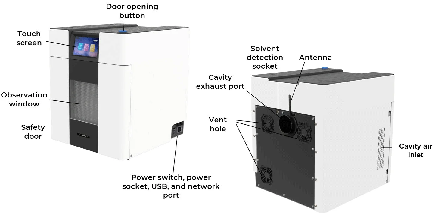 TANK-eco 6 Position 8 Position Rotors Microwave Digestion System Microwave Digestion For Sample Preparation