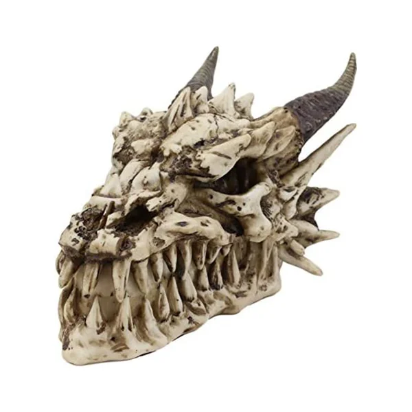 Custom Grinning Bone Skeleton Dragon Skull Trinket Box Dragon Head Bone Jewelry Storage Box Treasure Box