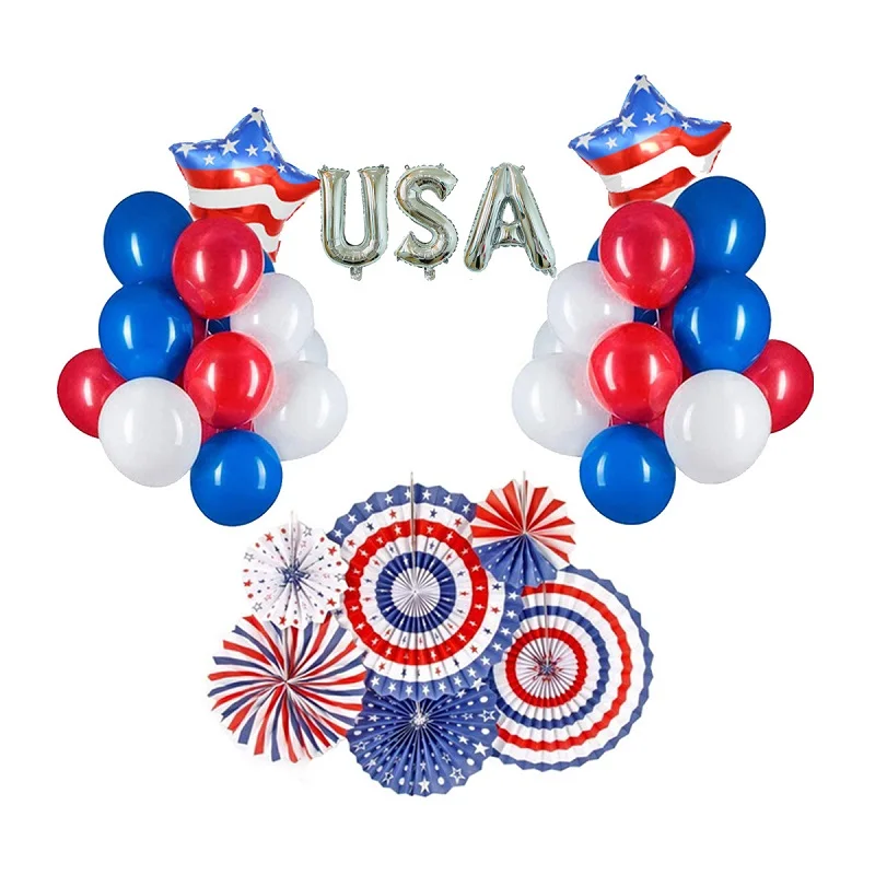 New Design 4th of july USA independent Day Celebrating Balloons National Day Flag Balloon American Independence Day Balloon