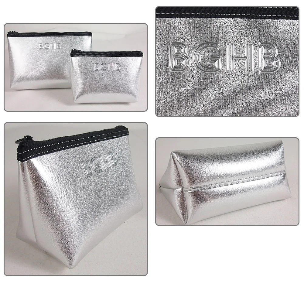 Portable simple fashion Environmental friendly neoprene cosmetic bag custom design logo neoprene makeup pouch toiletry bag