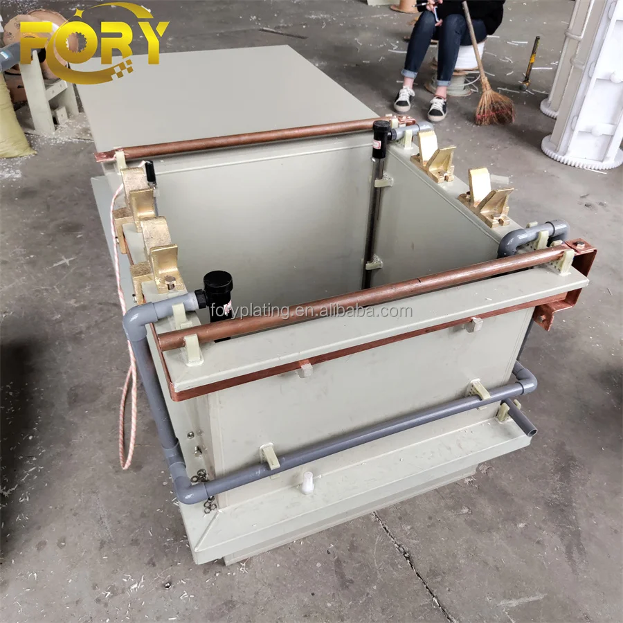 Linyi Fory plating tanks silver  anodizing tank pp barrel plating tank