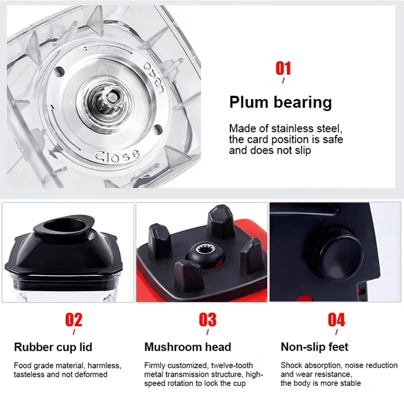 heavy duty commercial juice fruit mixeur 4500w silver crest sc 1589 2 in 1 fresh juicer mixer smoothie blender machine