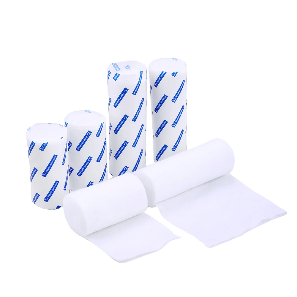 Medical Consumables Polyester Cotton Synthetic Plaster Bandage Undercast Orthopedic Cast Padding