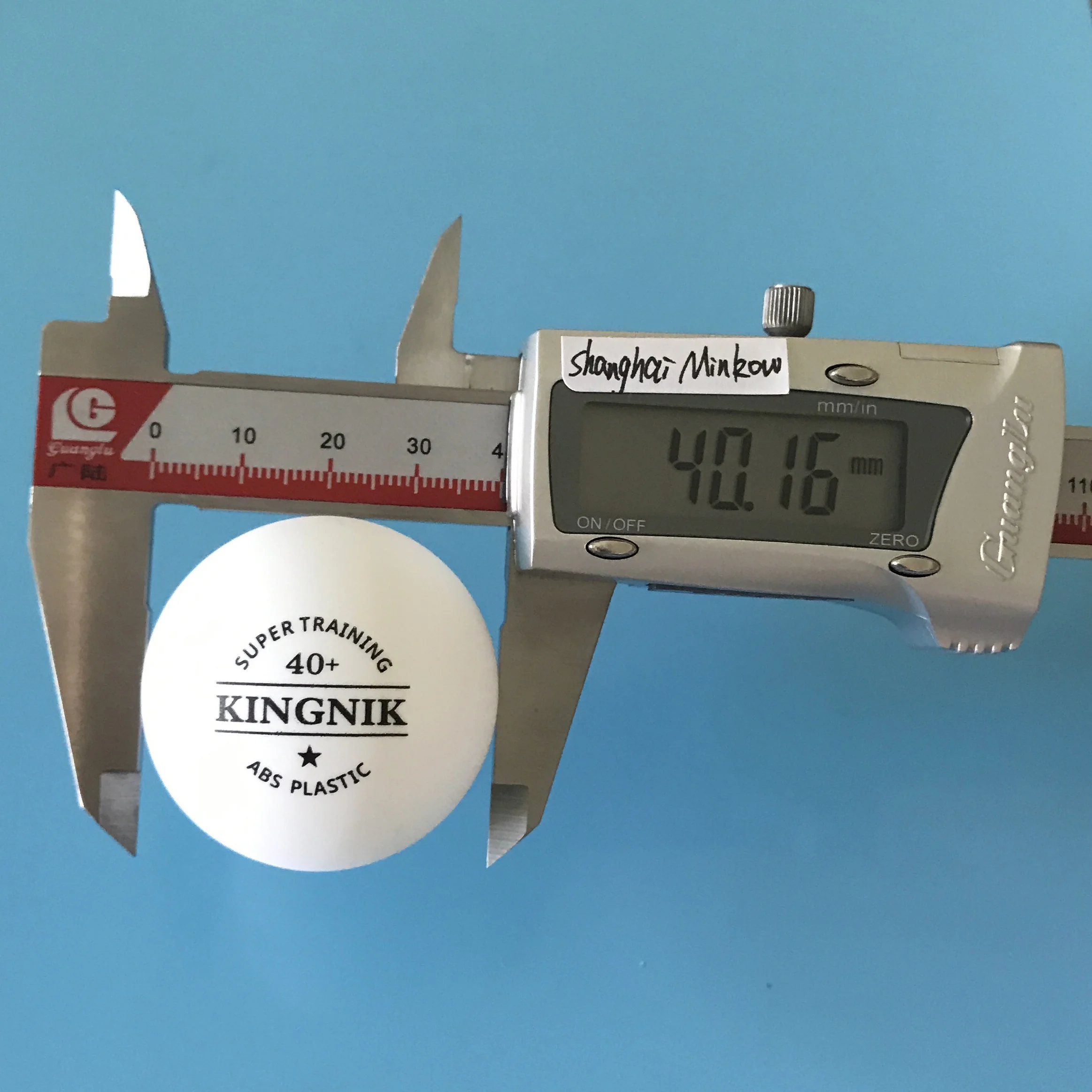 
KINGNIK 1 Star 40+ plastic white pingpong ball (6balls per box) 