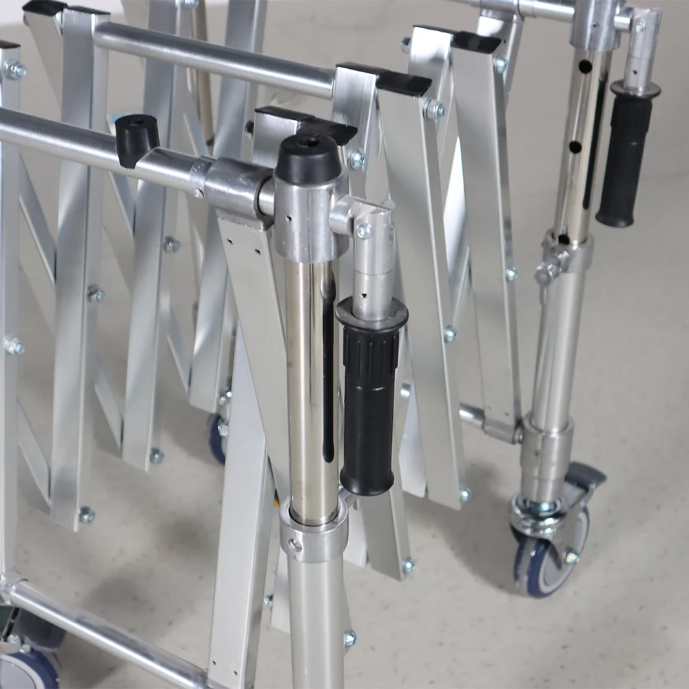 YXZ-D-4 Hot selling Funeral Products aluminum alloy Coffin and silver basket trolley church truck