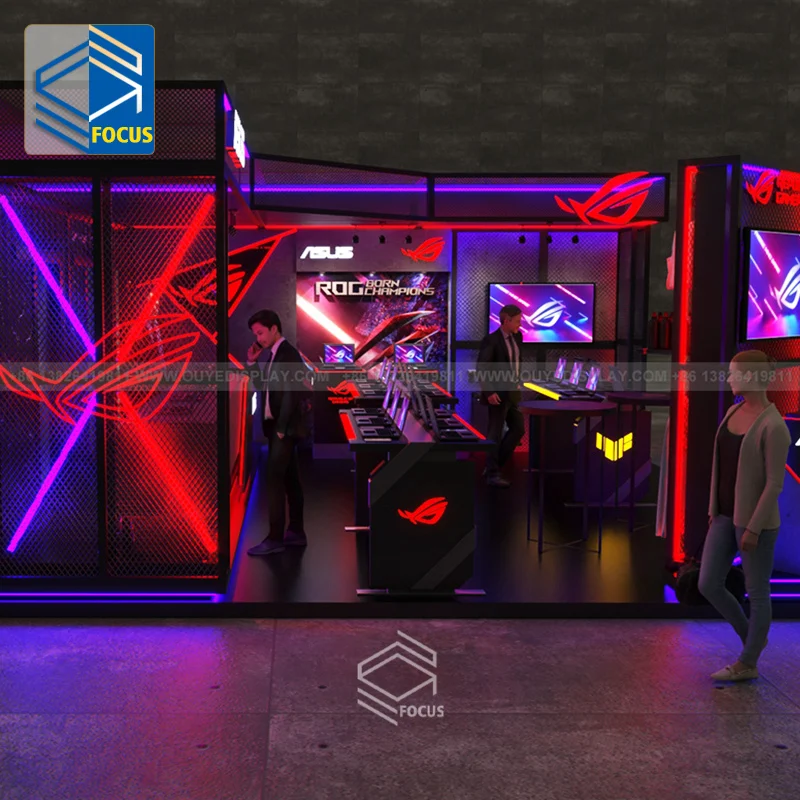 Tradeshow Custom Rectangle Trade Show Booth Design Light Box Exhibition Booth Expo Booth