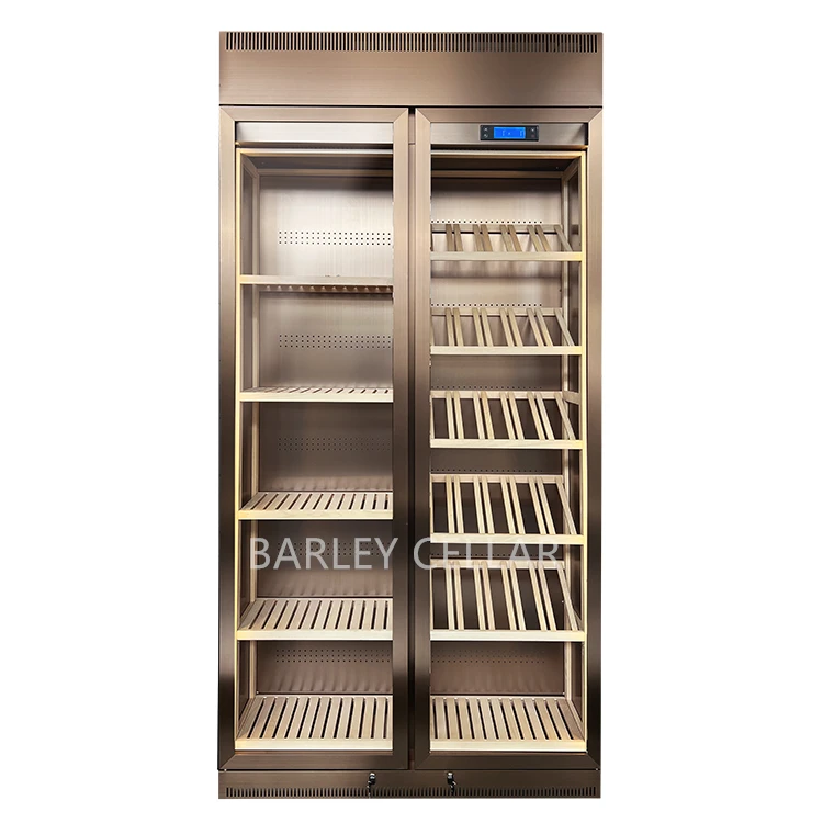BARLEY cellar new arrival stainless steel wine cooler with thermostatic performance