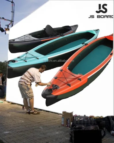 China Manufacturer Folding Drop Stitch Kayak Inflatable Canoe