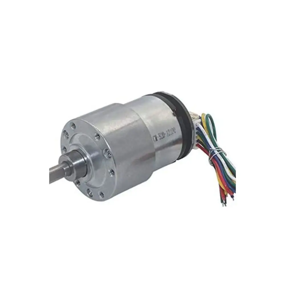 
High Torque Low Speed 6V 12V Dc Electric Wheel Motor Gear Box With Encoder 