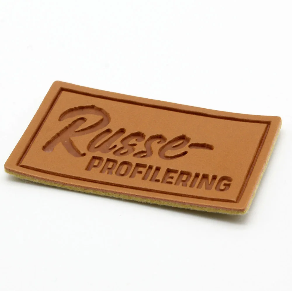 Embossed Leather Labels Badge Leather Patch Tag for jeans Ddnim backpack