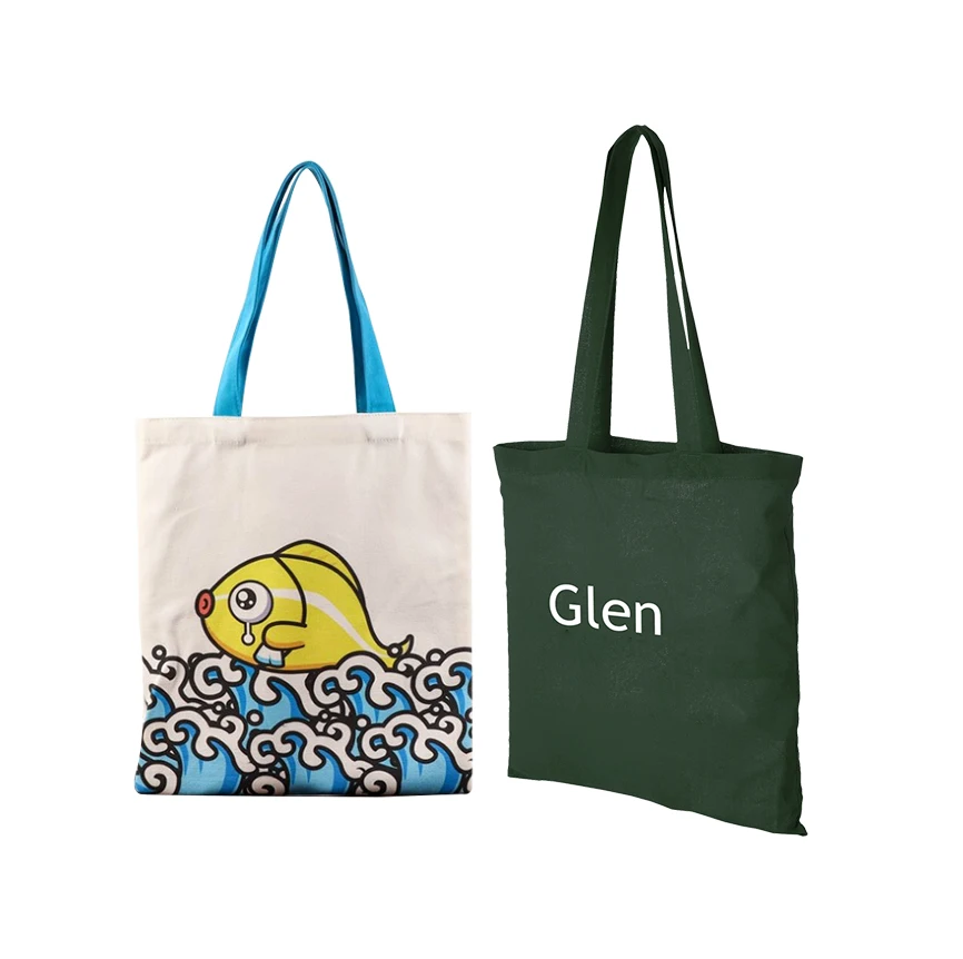 Моющаяся Хлопковая сумка с принтом логотипа 100%