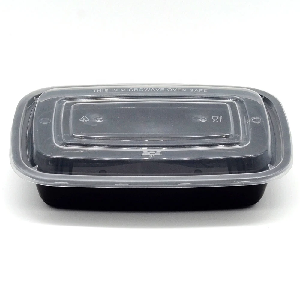
 Американский прямоугольный стиль, полипропиленовый одноразовый пластиковый бэнто бокс с коробкой для фаст фуда   (62374075427)