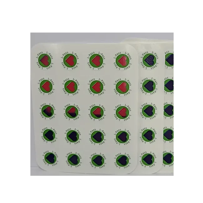 KOREAN Temperature Sensitive Adhesive Sticker I-Pass by Insilico Organic thermochromic pigment Color-changing patch