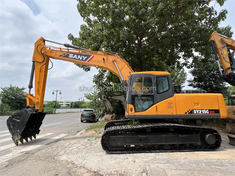 SANY second hand excavator SY215C SY235C with ISUZU engine heavy used excavator ready to ship