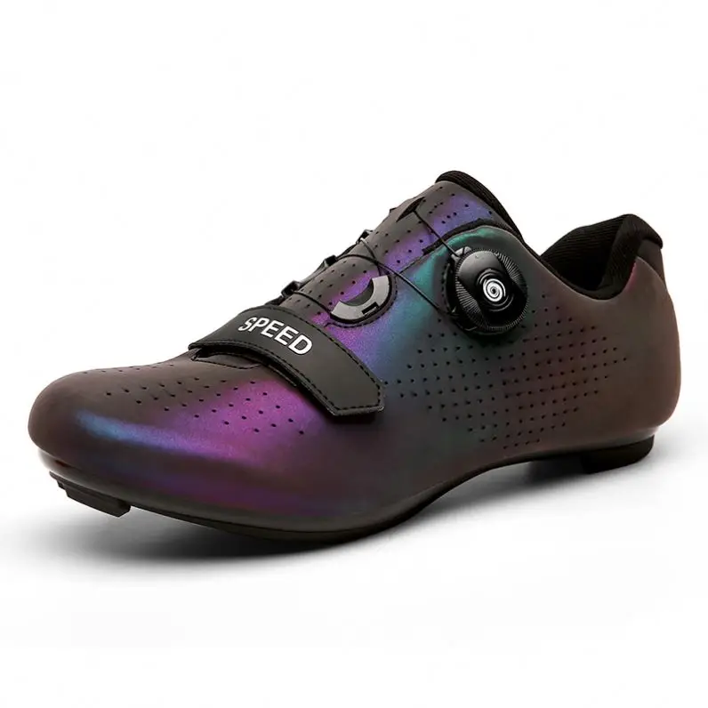 New Goods Pu Upper+Nylon Outsol Material Ewomen Road Bike Cycling Shoes Special