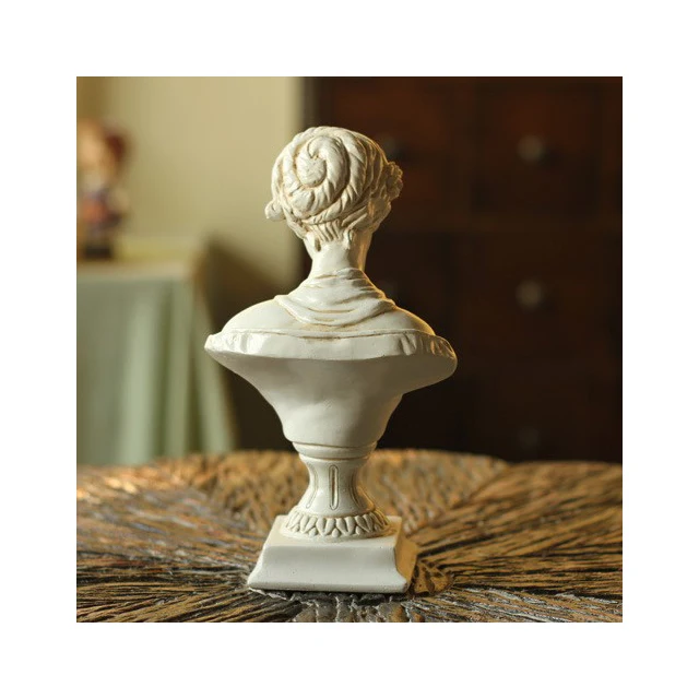 Resin decoration living room wine cabinet table TV cabinet ornaments European home decoration Venus girl head