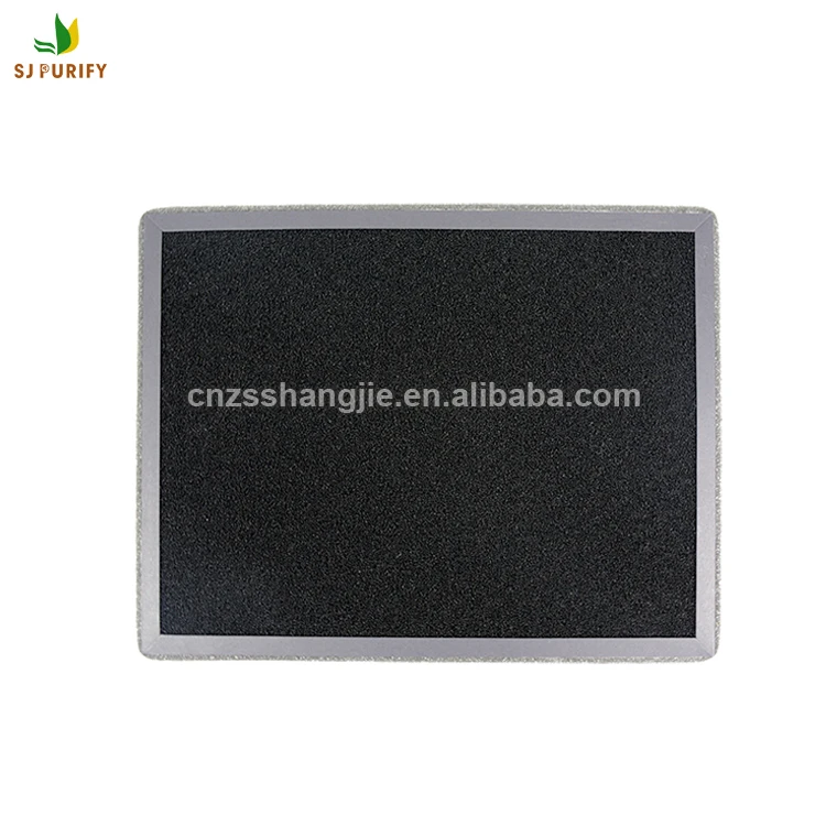 
Customized remove formaldehyde odor active carbon panel sheet air filter replacement 