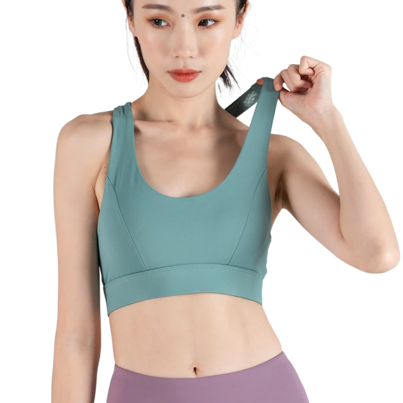 Hot Selling Gym Woman Sportswear Yoga Clothes Tops Fitness Wear Natural Latex Sexy Yoga Sports Bras