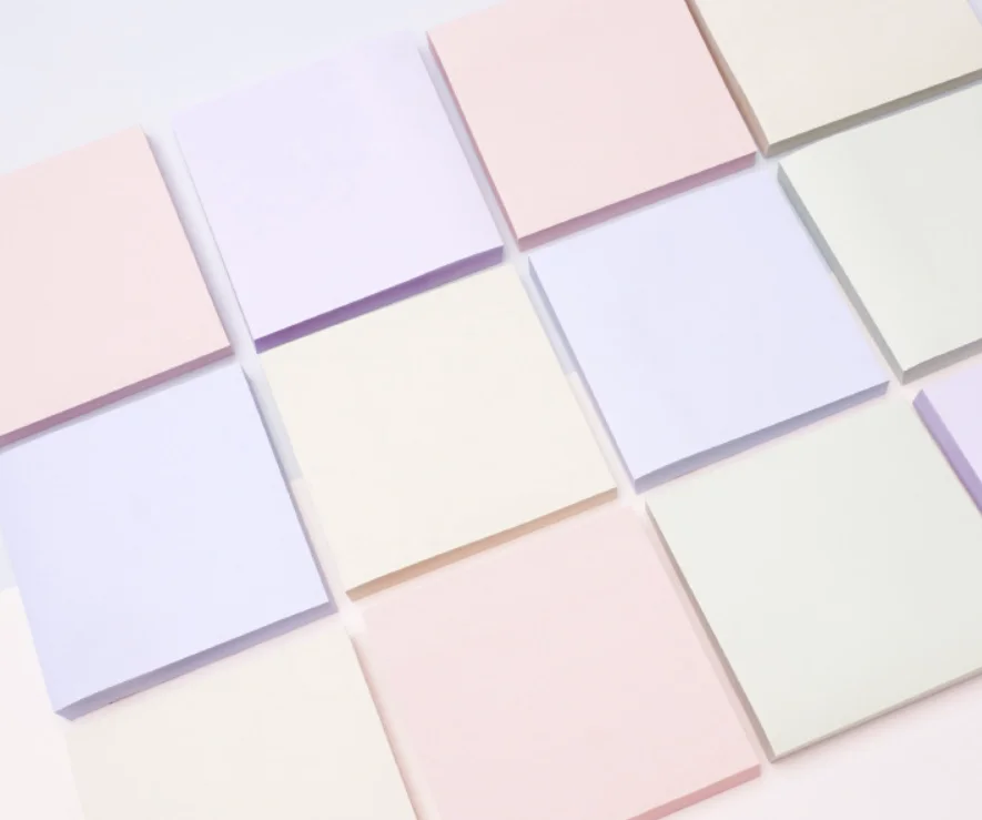 Custom Sticky It Note 100Sheets Morandy Blue Color Tabs School Post Self Stick Notes