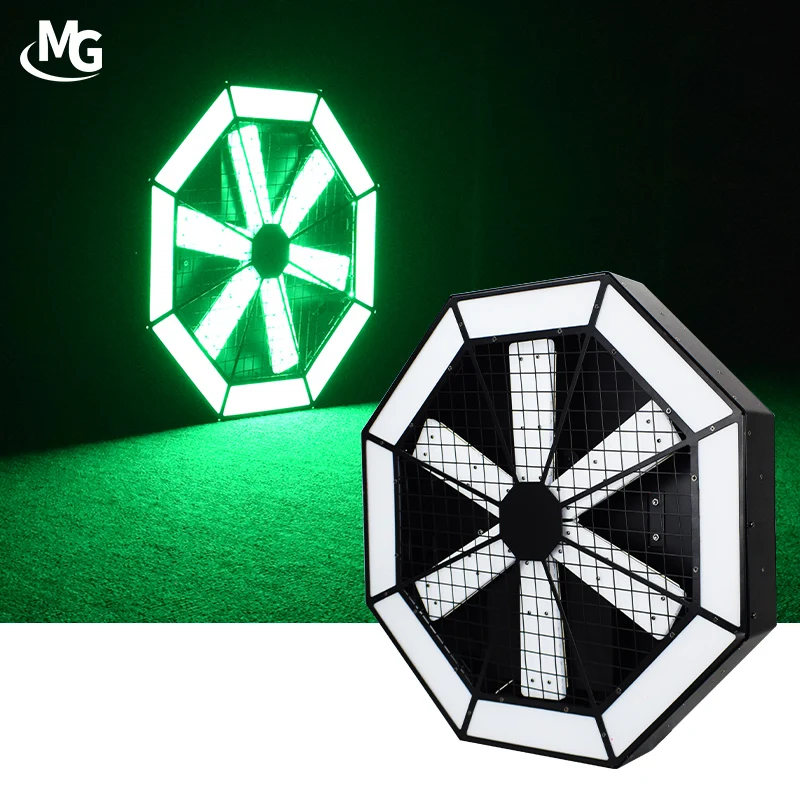 RGB Infinite Whirlwind LED Fan Effect Club Background DJ Retro Light
