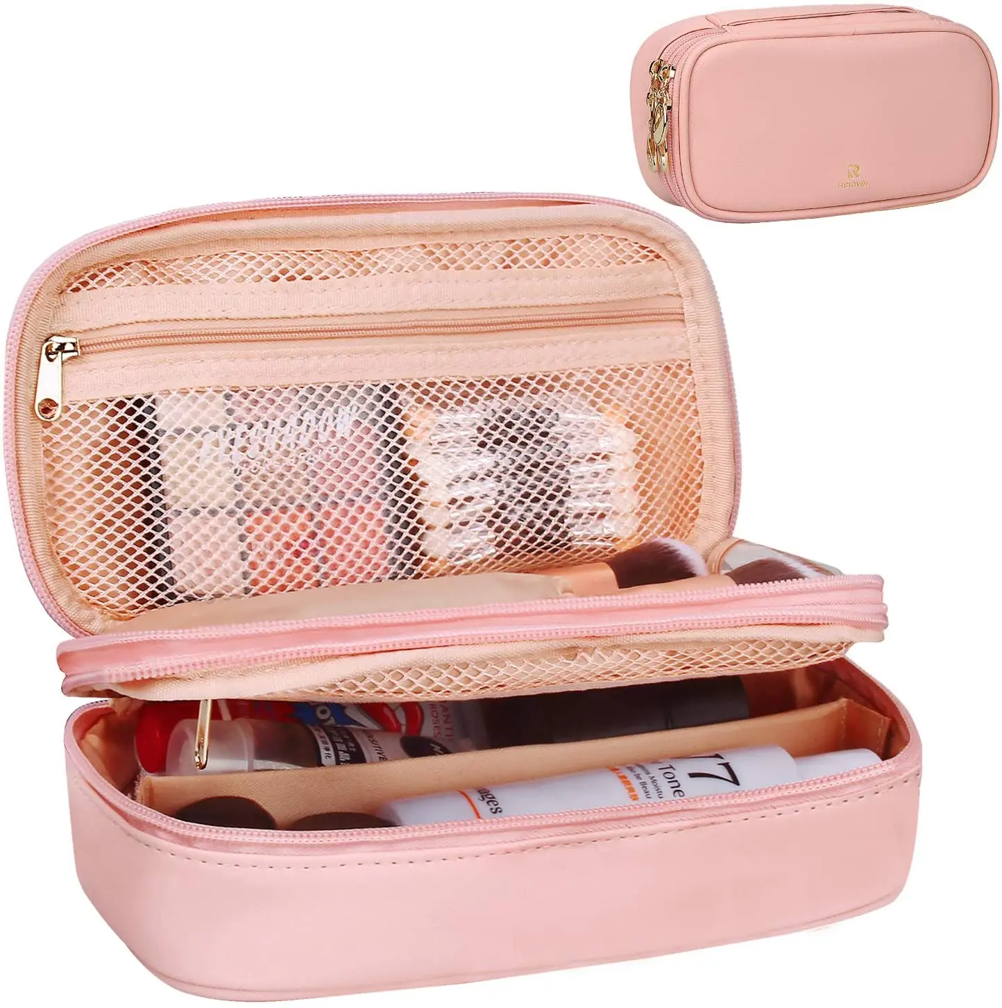 Custom Practical Professional Cosmetic Kit Make Up Beauty Storage Bag Travel Women Cosmetic Bag Ladies Brush Bag
