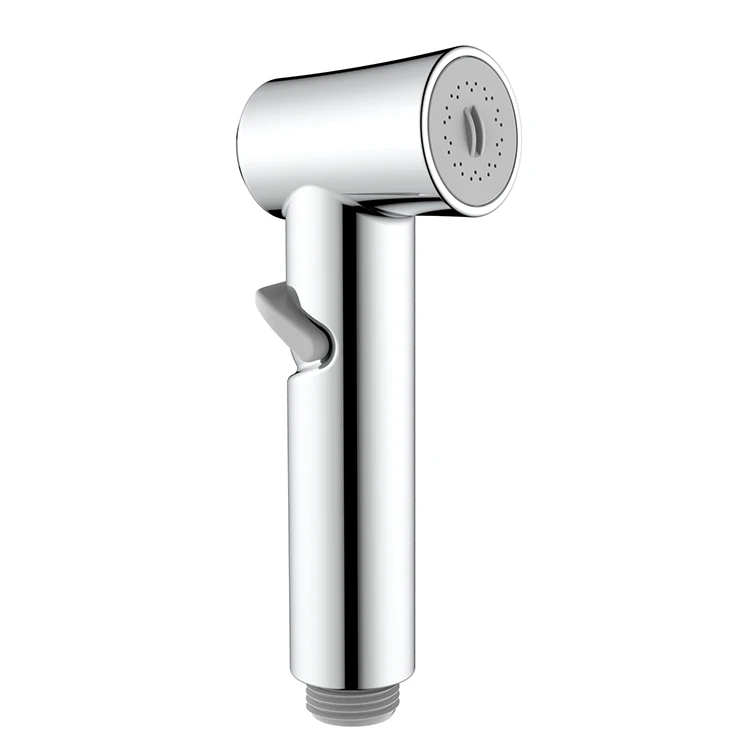 Muslim Warm Water Hand Hot Cold Handheld Toilet Jet Shower Shattaf Switch Handle On Body Bidet Sprayer