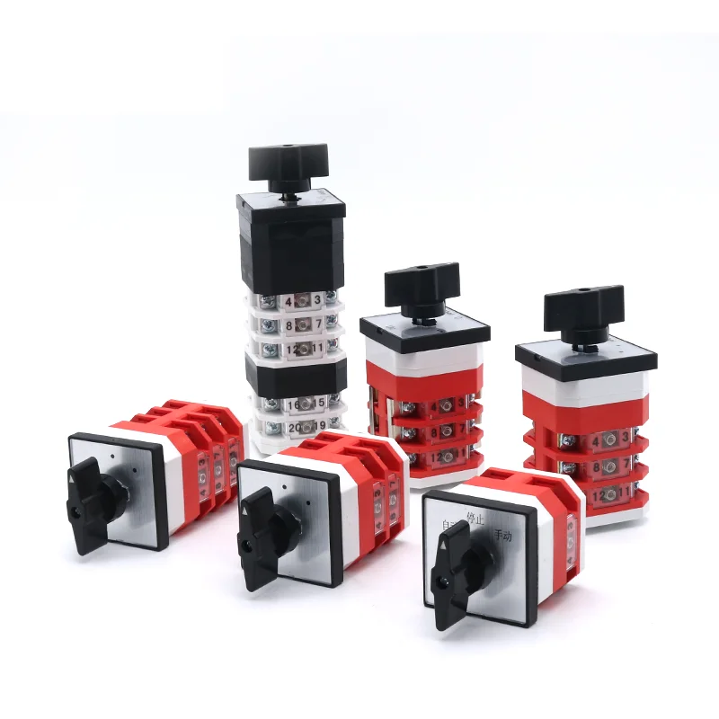 Solar LW12-16D0724/3 Series 16A Rotary Changeover Switch For Welding Machine Rotary Cam Switch