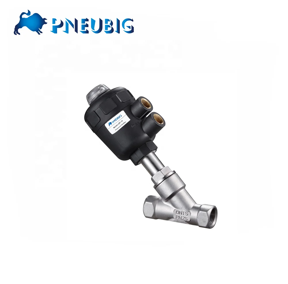  SSJZF Series Stainless Steel Valve Pneumatic Angle Seat Piston