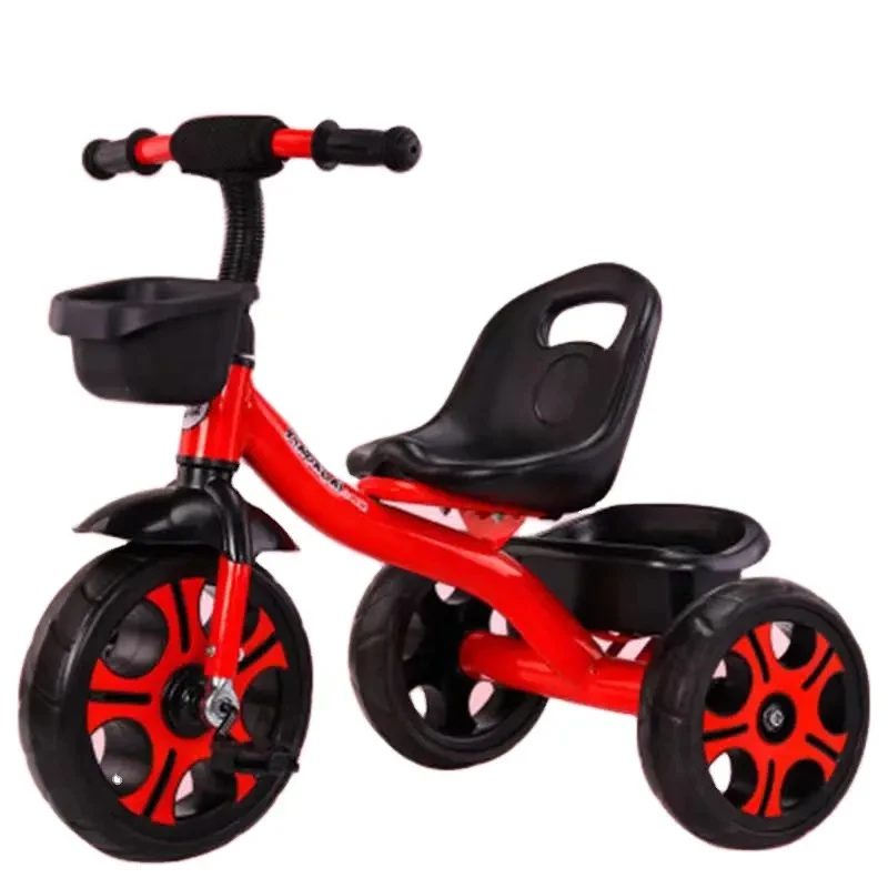 Top sale multi-function baby tricycle ride on car 3 in 1 children 3 wheels bike with train wheel toddler stroller toy kids trike