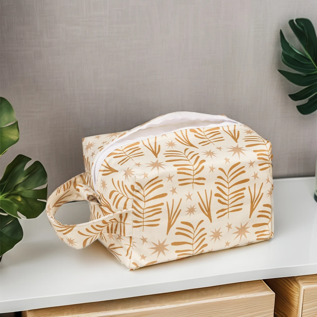 Happy Flute Large Storage Eco-friendly Sport Bag OEM Reusable Waterproof Diaper Pod with Printed Pattern for Baby Snacks