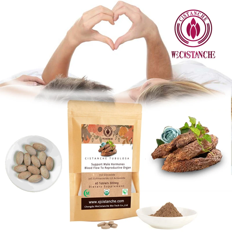 OEM Improve Male Health Cistanche Tubulosa Extract Tablets 50% Echinacoside 10% Acteoside Cistanche Extract
