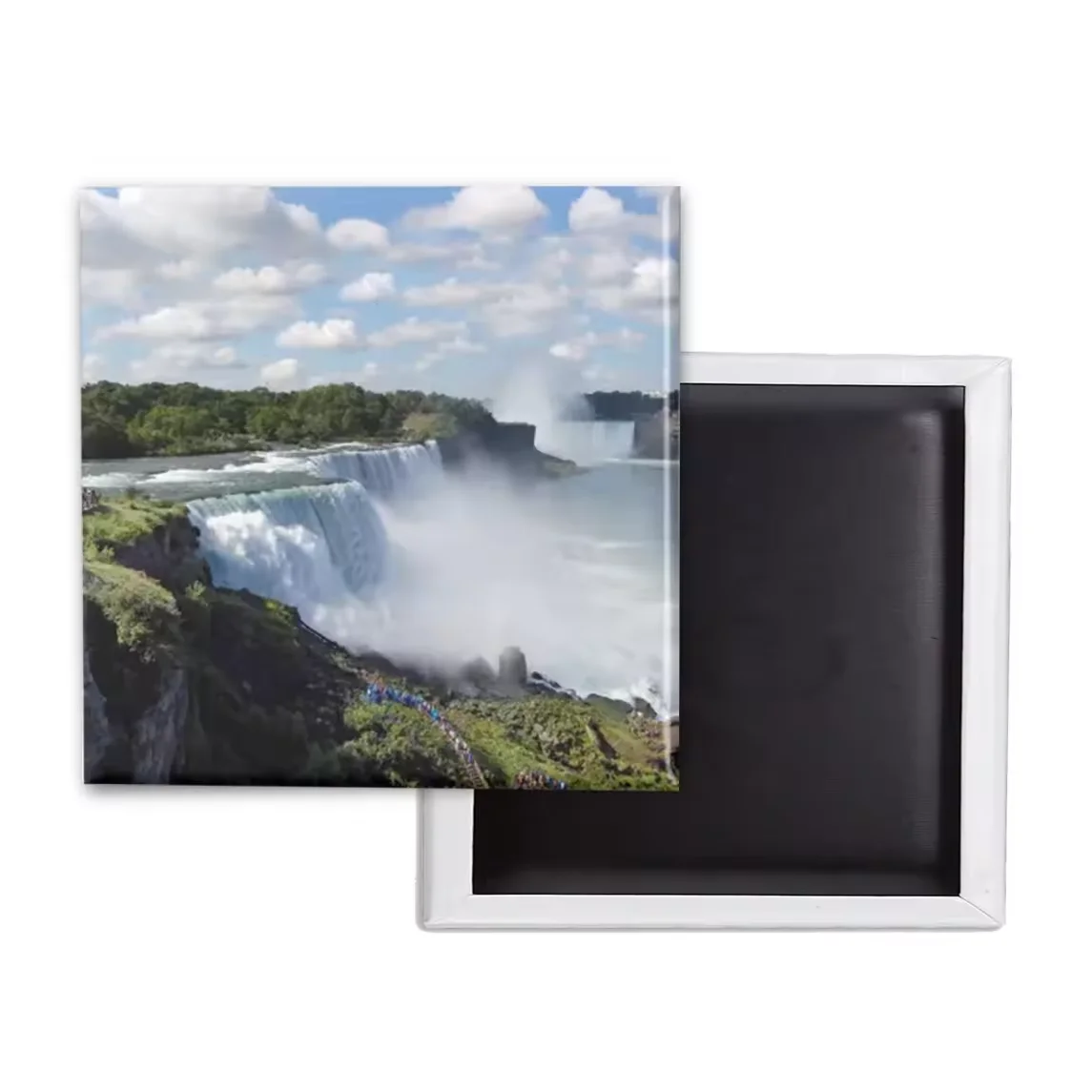 Customized Tin Metal 3D Aluminium Foil Magnet Photo Magneti Da Frigo Niagara Falls Fridge Magnet For Printing