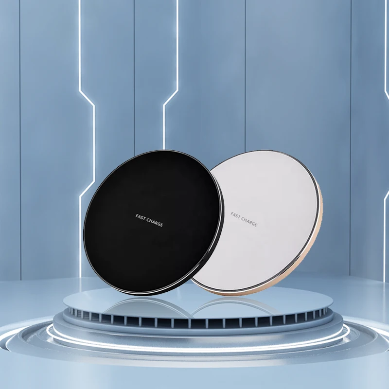 Original OEM Real Marble Light Led PD Fast Wireless 5V 2A 5W 10W 15W Qi Charger Pad with Mini Usb for iPhone