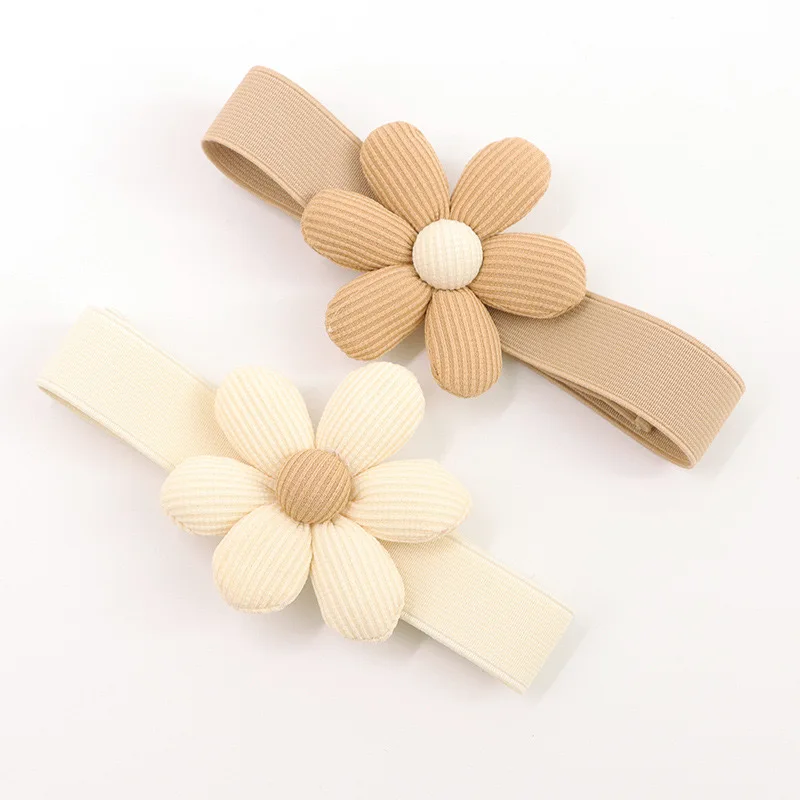 Curtain Tiebacks new style small cartoon flower tow colour , curtain decorations brown and beige colours curtain tiebacks