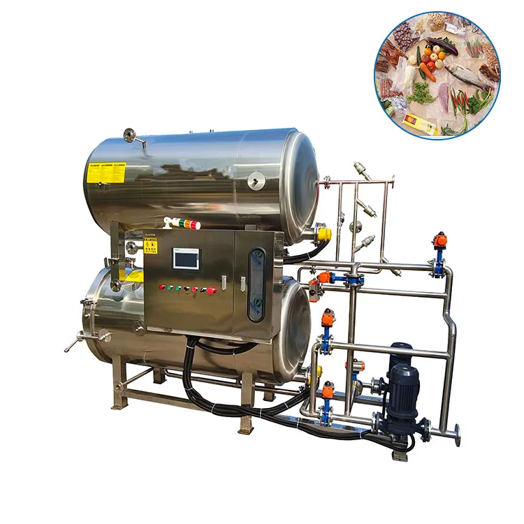 Horizontal Cylindrical Pressure Steam Autoclave/Mushroom Pouch Sterilization Machine Sterilizer