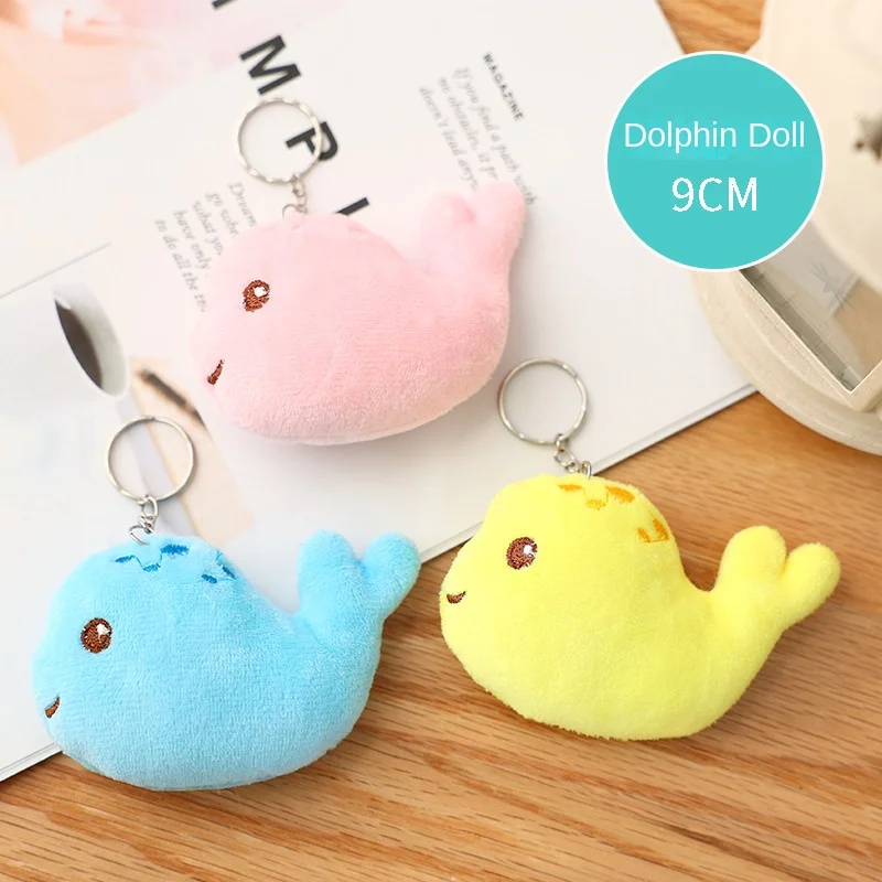 Hot Selling Mini Small Toy Plush Pendant Cartoon Animal Keychain Large Wedding Throw Dolls Wholesale Grab Dolls Cross-Border