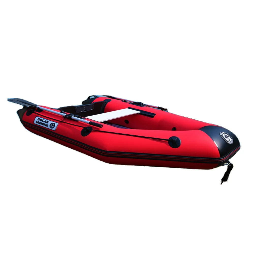 Inflatable PVC Rowing Fishing Boats Canoeing Air Deck Bottom Boat Kayak Drop Stitch Paddle Inflatable Fishing Canoe Kayak