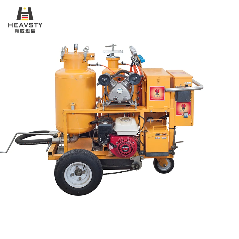 Advanced Safety Standards Premixed 2-component Material Cold Plastics Dots Painting Road Marking Machine