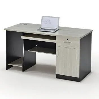 Modern Computer Desk Office Furniture with Steel Material for Home School Living Room Hotel and Hospital Use