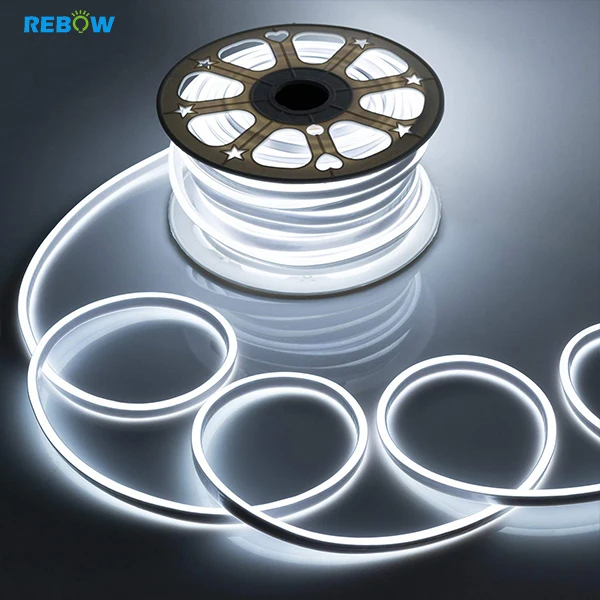 Rebow Top Quality Separated Decorations Break-Proof Led Rgbw Ip68 Neon Flex 2.5Cm Cut For Decoration Lighting