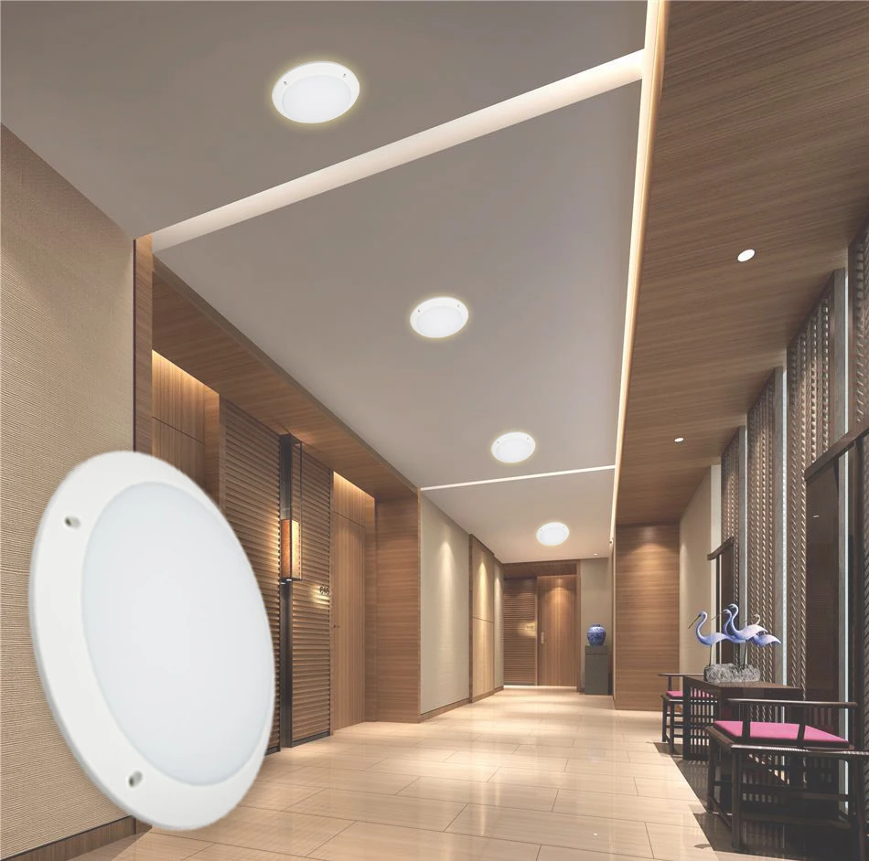 IP65 led ceiling bulkhead light with motion sensor light sensor emergency for home ceiling bulkhead light fitting