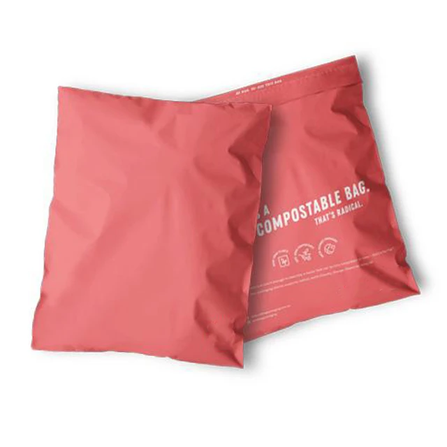 custom certified eco friendly 100% compostable biodegradable bags with logo