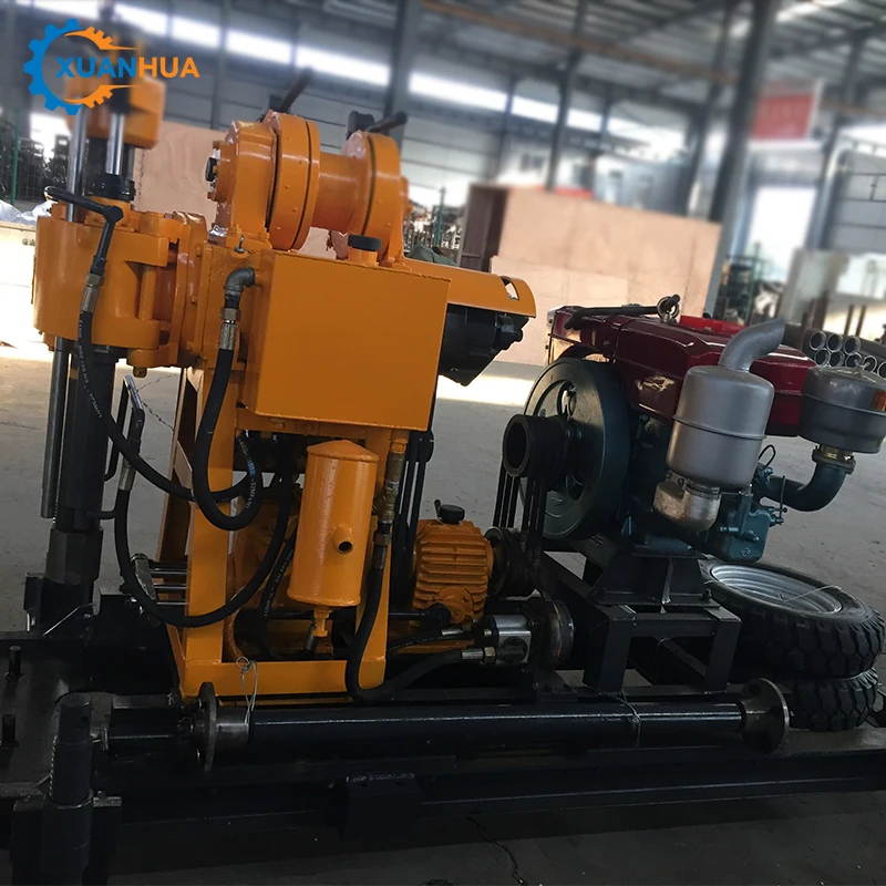 Professional 200m Depth Core Drilling Machine Mining Rotary Diesel Drill Well Water Borehole Drilling Machine