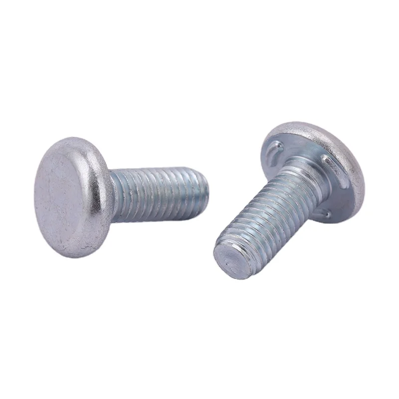 M8*20 DIN 34817 Three-Point Welding Screw for Face Projection Welding Carbon Steel Bolt for Construction Customizable Sizes