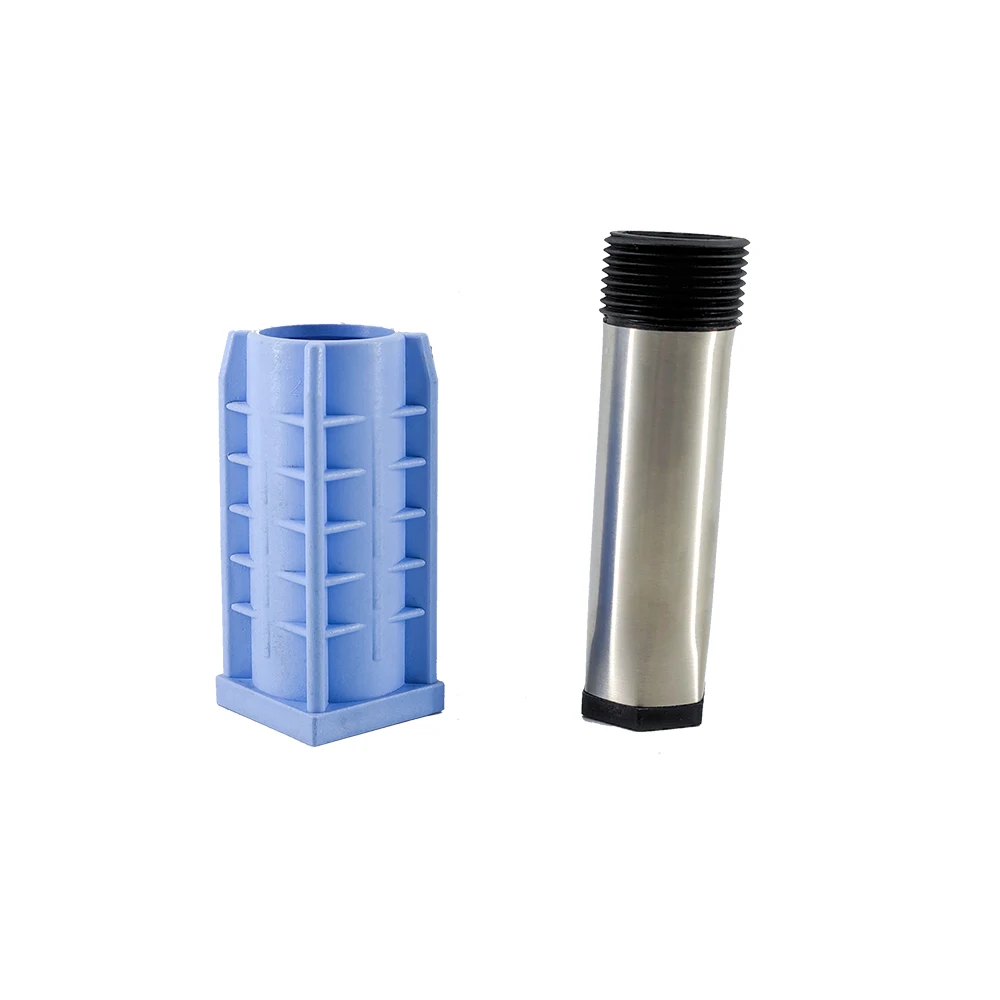 40*40mm Blue Thermoplastic Adjustable Feet Lengthened Type Suitable for 40mm Caliber Square Tube
