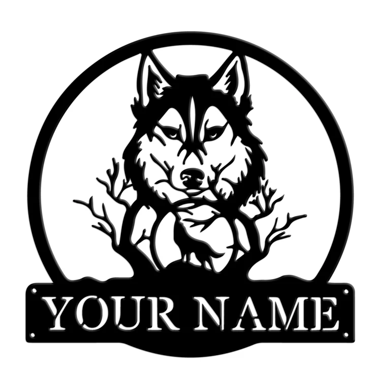 Custom Personalized Name Cut Out Black 3d Metal Sign Wall Mounted Decoration Letter Metal Art