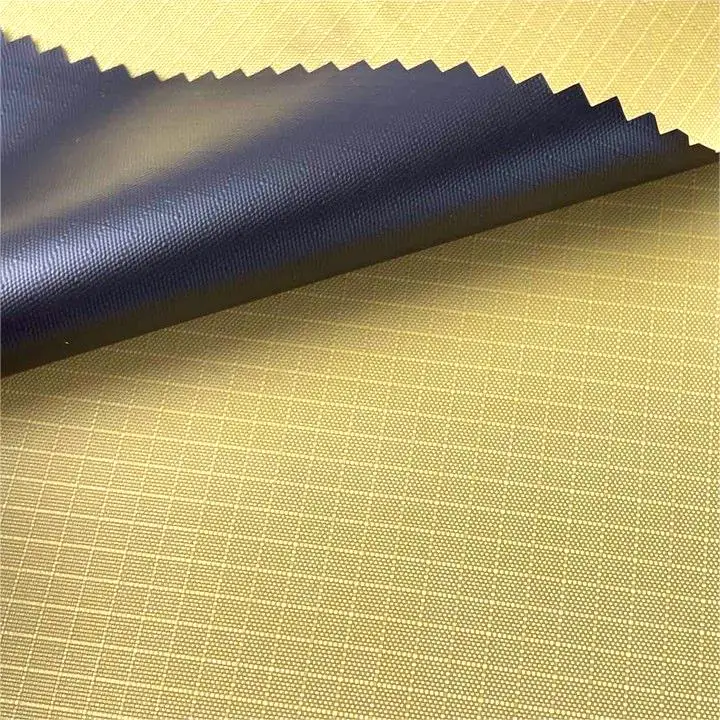 high quality waterproof  fabric blackout 200D polyester PU Vinyl coated oxford fabric for tent  customizable